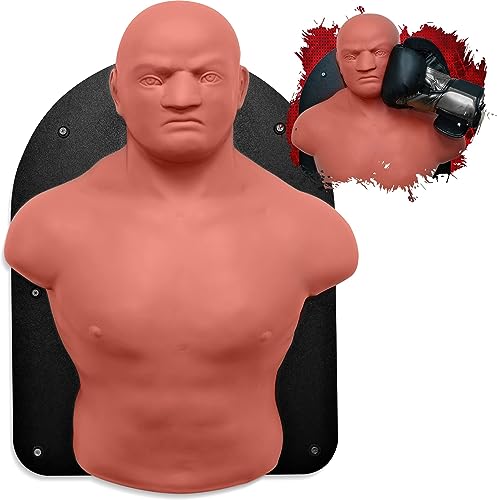 Boxing Honey Badger Wall-Mounted Punching Dummy Boxing Punching Bag Martial Arts Training Dummy, Skin