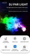 Smart Atmosphere Light, Music Par Lights, Photography/Video Creator Lighting Kit for TikTok/YouTube/Instagram/Influencer- 12 Colors, 23 Preset Modes, Sound-Activated, Remote/APP Control