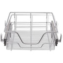 'vidaXL Pull-Out Metal Baskets 2 pcs - Versatile Drawers for 500 mm Wide Kitchen Cabinets - Easy-to-Install, Removable for Cleaning, Silver