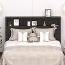 Prepac HHFQ-0500-1 District Double Headboard, Queen, Washed Black