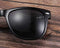 Max & Miller Wood Sunglasses for Men Women with real Hardwood Temples ARCADIA
