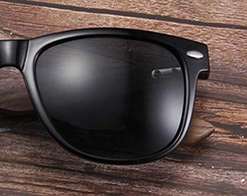 Max & Miller Wood Sunglasses for Men Women with real Hardwood Temples ARCADIA