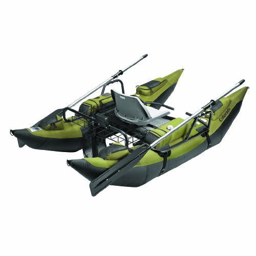 Classic Accessories Colorado Inflatable Pontoon Boat with Motor Mount