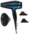 Remington Illusion Hair Dryer, AC7801AU, 2300 Watts, 3 Hair Care Infused Minerals, Anti-Frizz Protection, Black Iridescent Design 1.0 Count