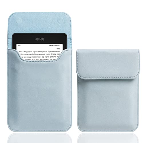 WALNEW Sleeve Case for 6.8-inch All-New Kindle Paperwhite 11th Generation 2021, Protective Pouch Bag Case Cover for 6.8” Kindle Paperwhite E-Reader (Blue)