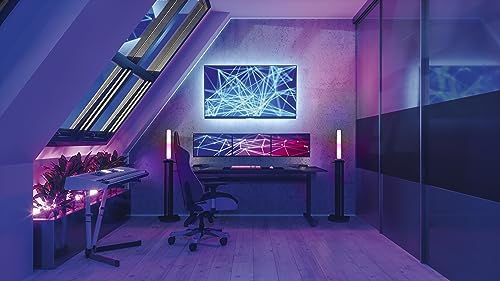 LEDVANCE Smart Home Light Bar - TV LED Backlight with 16 Million Colours, Ideal for Ambient Lighting in The Living Room, Mood Light is Compatible with Alexa and Google Assistant