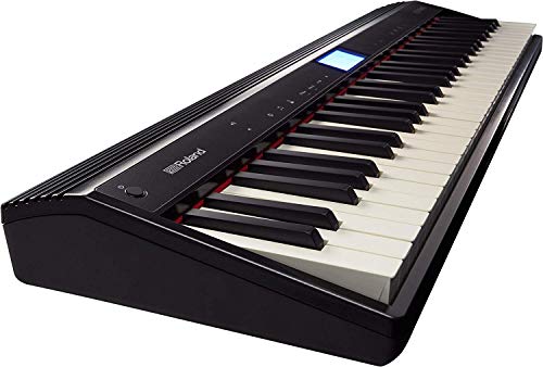 Roland GO:PIANO 61-key Digital Piano Keyboard with Integrated Bluetooth Speakers Black GO-61P