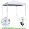 ZENY 10x10 Pop Up Canopy Tent Easy Set-up Outdoor Patio Canopy Adjustable Straight Leg Heights Instant Shelter with Wheeled Bag, Ropes