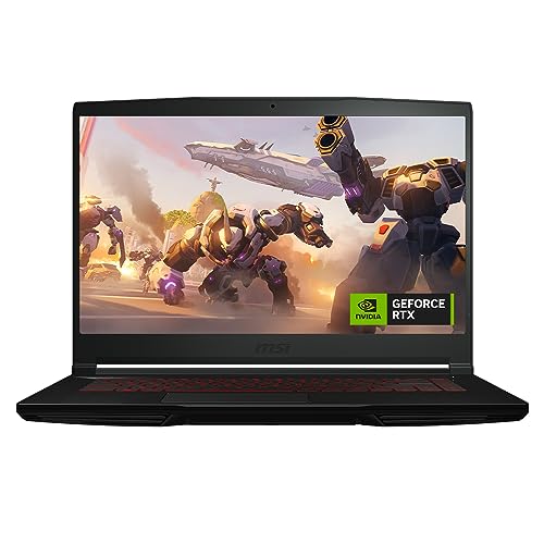 MSI Thin GF63 12UC-891AU Gaming Laptop 15.6 Inch FHD IPS-Level 144Hz, Intel i7-12650H, NVIDIA RTX 3050 4GB, 16GB DDR IV RAM, 512GB SSD,Windows11 Home, Black