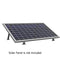 NUZAMAS Adjustable Angle Solar Panel Mounting Brackets Frame Shed Caravan Boat Roof or Ground Mount, Adjust Height from 390mm to 670mm