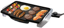 George Foreman GREG10 Griddle, Fast Heat Up to 200 Degrees, Large Grilling Surface, Non-Stock, Variable Temperature Control, Black