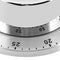 Mechanical Kitchen Timer 60 Minute Timing with Magnet Backing Loud Alarm Stainless Steel Body Mechanical Timer Home Cooking Baking Timer Silver(Silver)