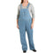 Dickies Women's Denim Bib Overall, Medium Stonewash, 16W Regular