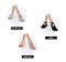 2 Pairs Yoga Socks (black),free size Fitness Sport Sock Dance of Socks with Non-Slip，Dance, Workout, Pilates, Fitness&Barefoot (black)