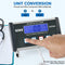 SIKE Professional Digital Floor Medical Scale, Portable - Easy to Read Digital Display - Heavy Duty - Home, Hospital & Physician Use - Pound & Kilogram Settings - 12" x 12.5" Platform - 550 lb Limit