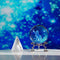 ZEERSHEE 60mm 3D Cat Crystal Ball Figurine Glass Laser Engraved Cat Moon Star Crystal Ball with Stand Glass Sphere Paperweights Cat Gifts for Cat Lovers Women