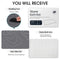 ZIKIBL Stone Bath Mat Diatomaceous Earth Bath Mat Super Absorbent Diatomite Stone Bath Mats for Bathroom Quick-Drying Non-Slip Bath Stone Mat Easy to Clean Stone Shower Mat(24 * 16'' Grey)