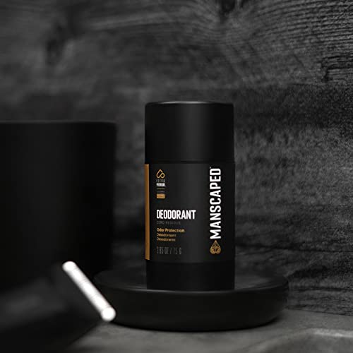 MANSCAPED™ UltraPremium Deodorant, Aluminum-Free Clear Formula, Soft and Comfortable with Cologne-Quality Fragrance for Under Arm Odor Protection, 2.5 oz Stick (1 Pack)
