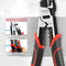 HAUTMEC 8" Wire Cutters,Pro-High Leverage Diagonal Pliers,4 in 1 Multifunction Heavy Duty Side Cutter HT0272-PL