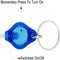 3 Pack Small Photon Micro Light Mini LED Keychain Keyring Torch/Flashlight