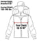 FOREST BEEKEEPING SUPPLY YKK Brass Zippers Cotton Fencing Hood Jacket for Beekeeper, Medium