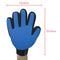Zenify Pet Hair Remover Dog Grooming Glove Cat Brush Fur Removal Groomer Supplies for Short Haired Cats Puppy Dogs Horses Rabbits Massager Silicon Deshedding Mitt Efficient Gift (Blue 2 Pack)