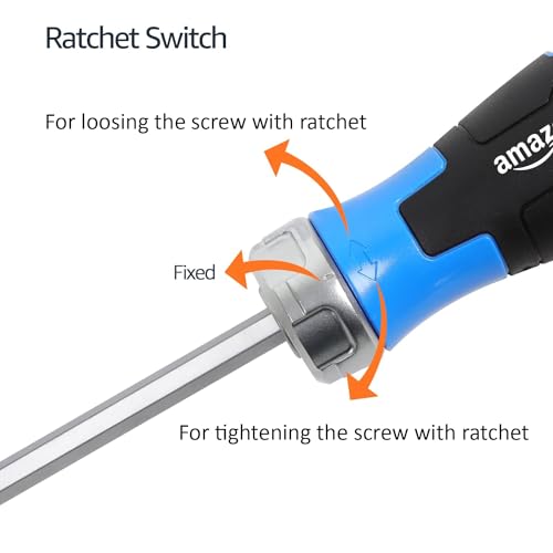 Amazon Basics 12-in-1 Magnetic Ratchet Screwdriver