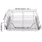 'vidaXL Pull-Out Metal Baskets 2 pcs - Versatile Drawers for 500 mm Wide Kitchen Cabinets - Easy-to-Install, Removable for Cleaning, Silver