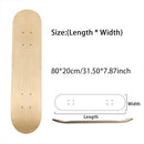 7 Layers Skateboard Deck Wood Maple Double Concave Blank Skate Board DIY