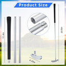 Wettarn 3 Sets Golf Clubs Mini Two Ways Golf Putter Golf Clubs Set for Men Women Kids Sturdy Putter Shaft with 6 Practice Golf Balls for Left or Right Handed Golfers Indoor Outdoor Putting Green Mat