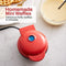 Electric Nonstick Mini Waffle Maker, Belgian Waffles, Compact Design, Hash Browns, Keto, Snacks, Sandwich, Eggs, Easy to Clean (Red)