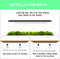 1ft T5 White Grow Lights for Indoor Plants, MOYA STD Cabinet Greenhouse Grow Lamp 5000K Full Spectrum White LED Grow Light Bulbs, Plug and Play, Linkable T5 Grow Light Strip for Houseplants, 4-Pack