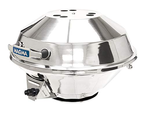 Magma Products, A10-217-3 Marine Kettle 3, A10-217-3, Combination Stove & Gas Grill, Propane Portable Oven, Party Size 17", Stainless Steel
