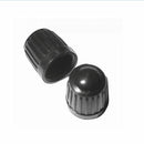 4 Universal Black Plastic Valve Caps for Tyres Car Truck Motorcycle Bicycle