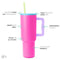 Simple Modern 40 oz Tumbler with Handle and Straw Lid | Insulated Reusable Stainless Steel Water Bottle Travel Mug Cupholder Use | Gifts for Women Men Him Her | Trek Collection | 40oz | 80s Mix