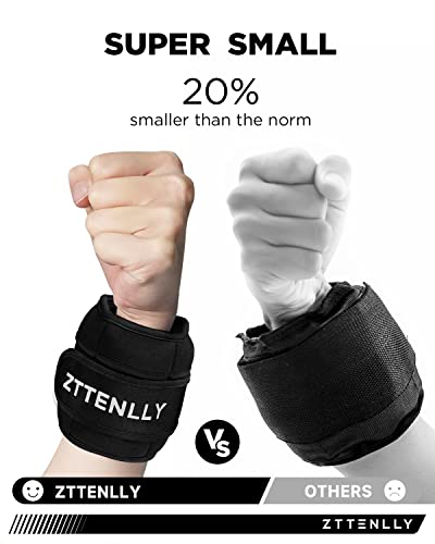 ZTTENLLY Adjustable Ankle Weights for Women Men and Kids | 1 Pair 5 10 15 18 20 Lbs Leg Wrist Ankle Weight Straps for Yoga, Walking, Running, Aerobics, Gym, Dance, Pilates, Cardio