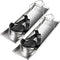 VEVOR Concrete Knee Boards Slider Knee Boards 28'' x 8'' Kneeler Board Stainless Steel Kneedboards Concrete Sliders Pair Moving Sliders w/Concrete Knee Pads & Board Straps for Concrete Finishing