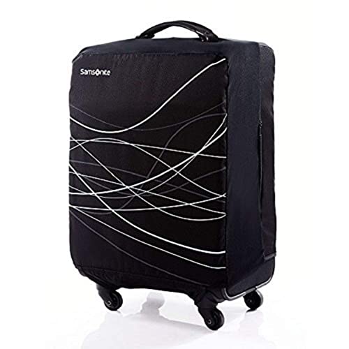 Samsonite Printed Luggage Cover, Black, Medium, Printed Luggage Cover
