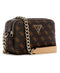 GUESS womens Noelle Crossbody Camera, Brown Logo, One Size US, Brown Logo, One_size US
