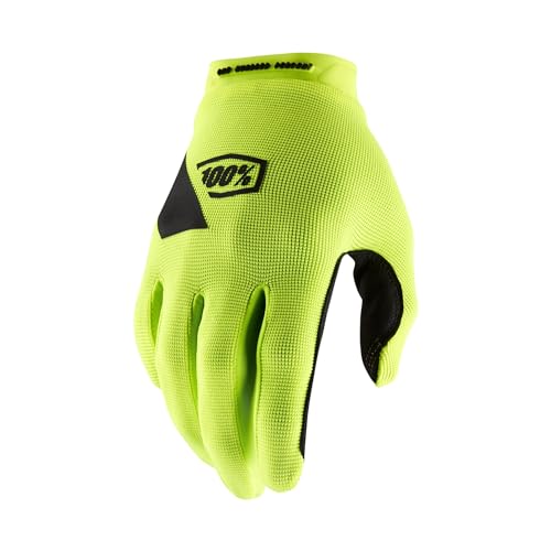 100% RIDECAMP Men's Motocross & Mountain Biking Gloves - Lightweight MTB & Dirt Bike Riding Protective Gear