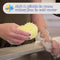 Scrub Daddy - Lemon Fresh FlexTexture® Scrubber - Scratch-Free & Odor Resistant - 1 Count