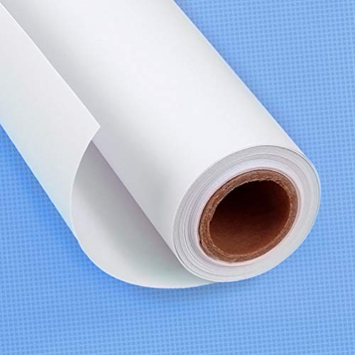 TOYANDONA 9m White Kraft Paper Roll Recycled Paper Arts and Crafts Paper Roll Drawing Paper Roll Bulletin Board Paper Poster Paper Drawing Paper for Kids Students School