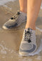 WateLves Water Shoes Mens Womens Beach Swim Shoes Barefoot Athletic Quick-Dry Aqua Socks for Surfing Diving Kayaking Exercise, Hollow/Beige, 13 Women/11.5 Men