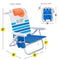 Sturdy & Lightweight Backpack Beach Chair – AI Designed & Crafted/Bundle of 2 Units (Sunset)