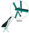 FE Active Camping Folding Chair - Extra Long Portable Compact Folding Beach Chair w/Headrest for More Comfort. Full Aluminum Joints for Hiking, Outdoors, Backpacking, Travel | Designed in California