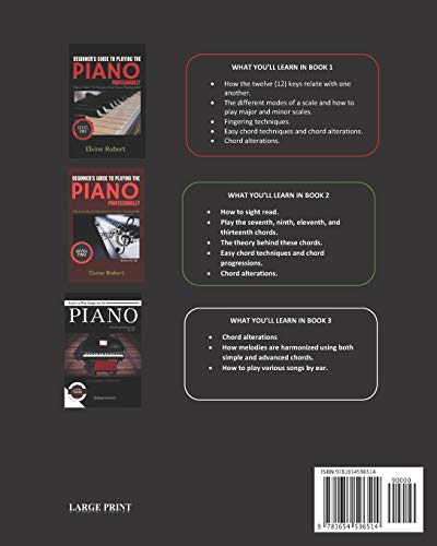 How to Play Piano Professionally: A complete guide for beginners, All in one: The Gateway to Perfection