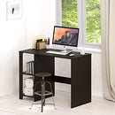 SHW Home Office Computer Desk with Shelves, Espresso