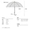 [2023] Wpc. 81-12113-101 Parasol Blackout Dome Rim Flower Navy Long Umbrella 21.7 inches (55 cm) Ladies' Rain or Sun Shade Shade UV Protection 100% Flower Pattern Embroidery Natural Wooden Handle Elegant Adult Cute Domed Work Adult Stylish Cute Female