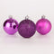 60mm/6Pcs Christmas Baubles Shatterproof Purple, Christmas Tree Decorations Ball Ornaments Balls Xmas Hanging Decorations Holiday Decor - Shiny,Matte,Glitter