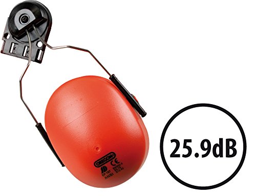OREGON Yukon Chainsaw Safety Helmet with Protective Ear Muff and Mesh Visor (562412), Black